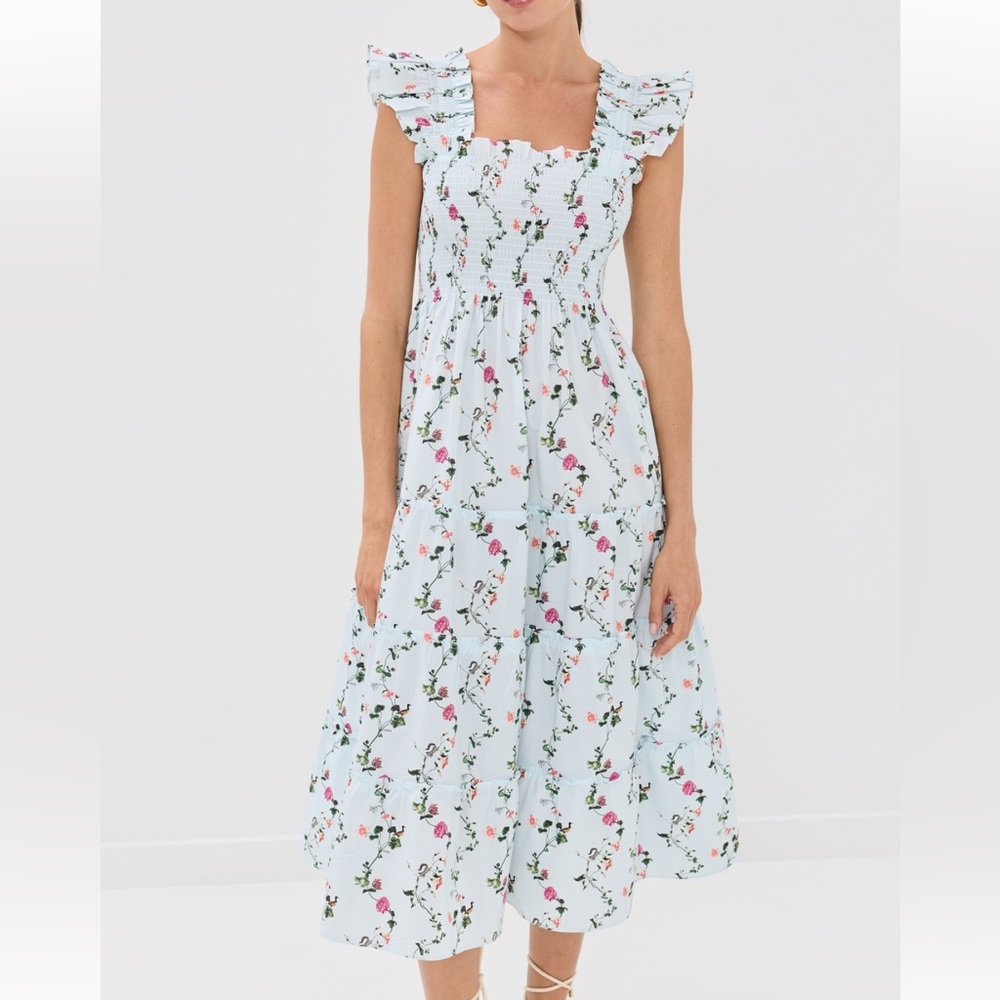 HILL HOUSE Ellie Nap Dress in Pond Floral